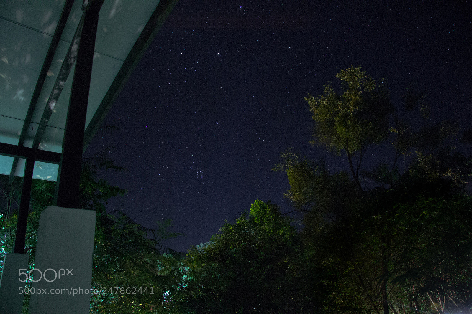Canon EOS 60D sample photo. Balcony stars photography