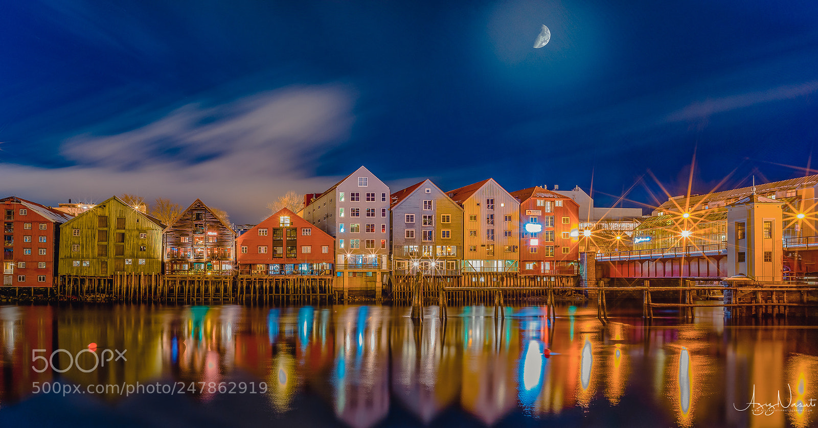 Fujifilm GFX 50S sample photo. Trondheim in a dramatic photography