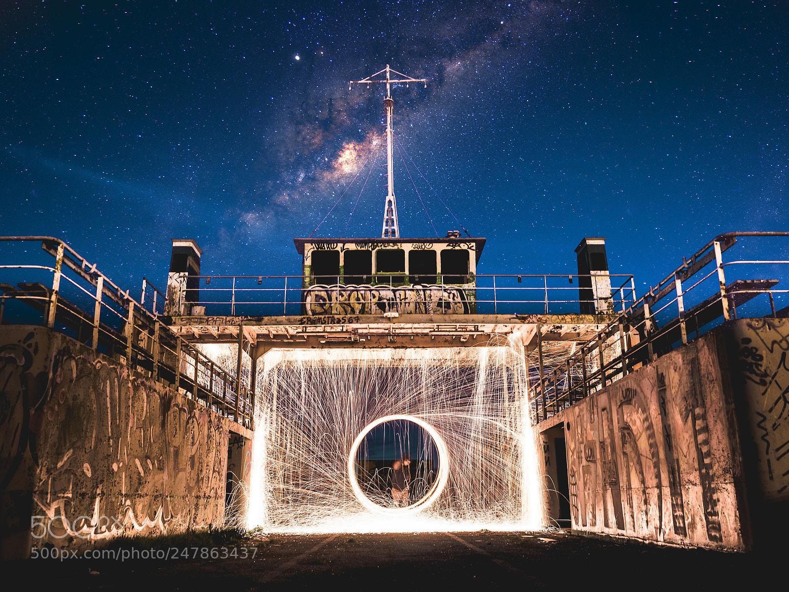 Sony a7 sample photo. Steel wool magic photography