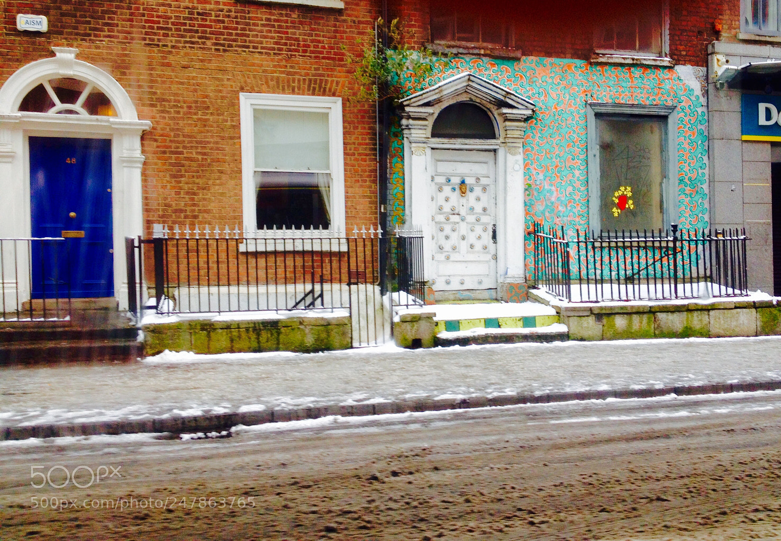Apple iPhone 4S sample photo. Snow and ice. dublin photography