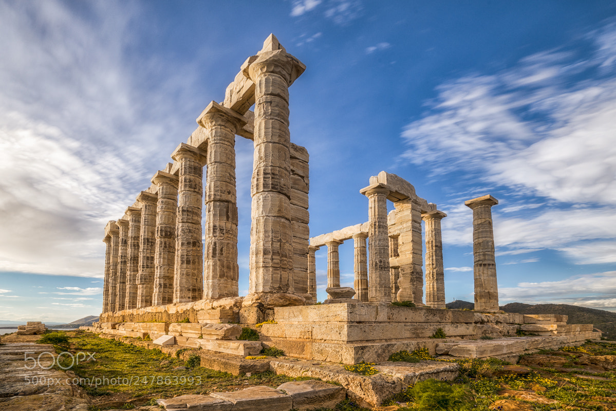 Sony a7R II sample photo. Temple of poseidon ii photography