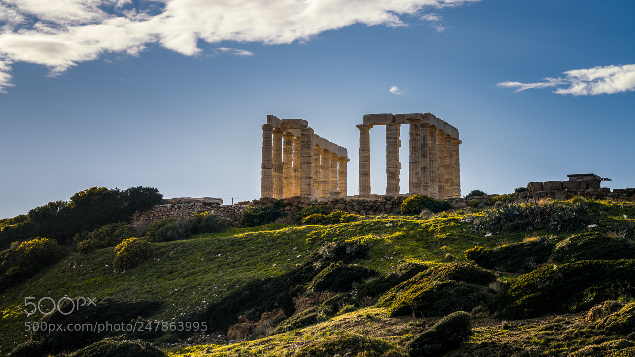 Sony a7R II sample photo. Temple of poseidon i photography