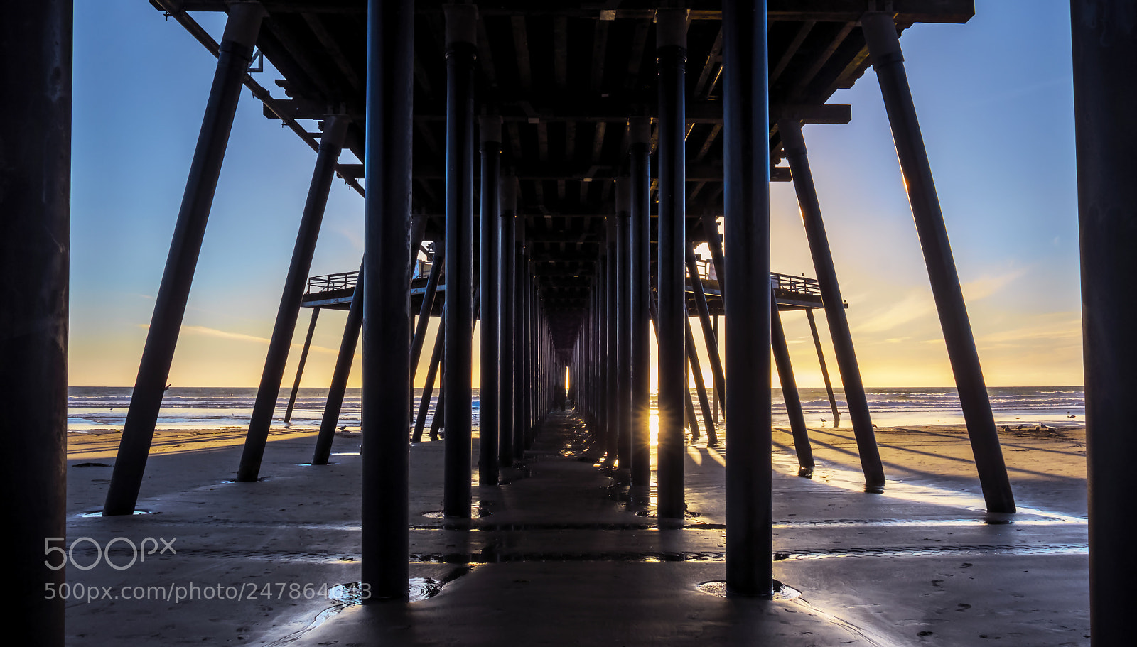 Fujifilm X-T2 sample photo. Pismo beach pier photography