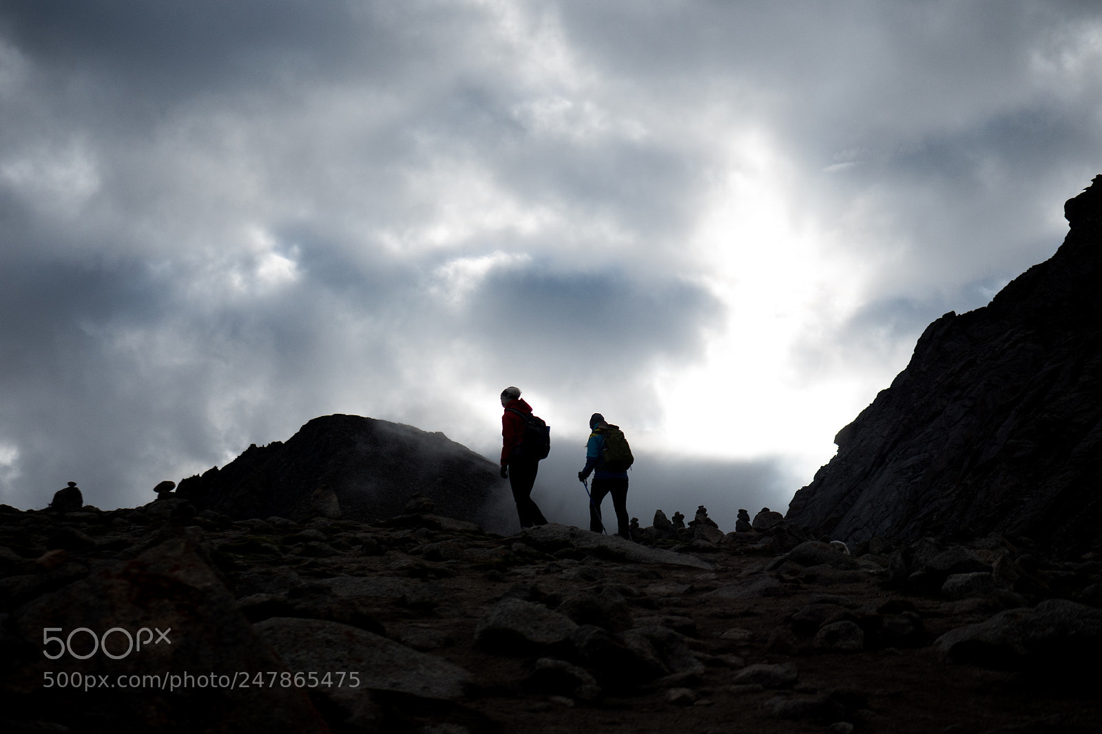 Panasonic Lumix DMC-GH4 sample photo. Silhouette of people go photography