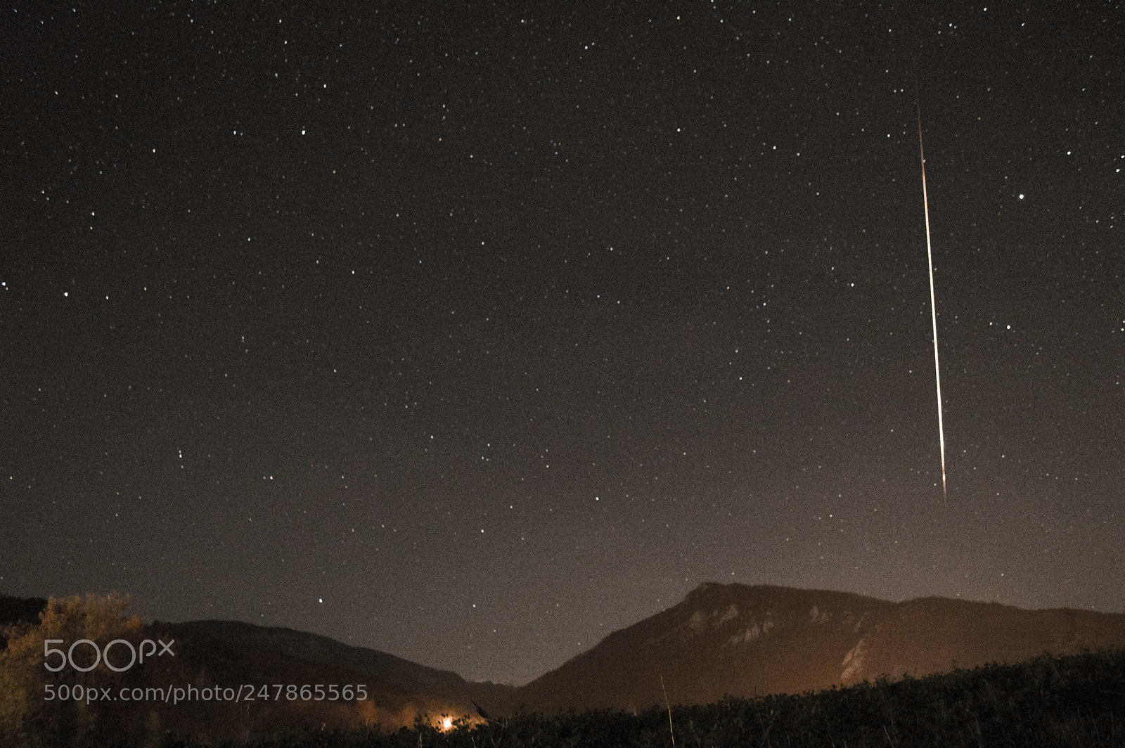 Nikon D3200 sample photo. Meteor photography