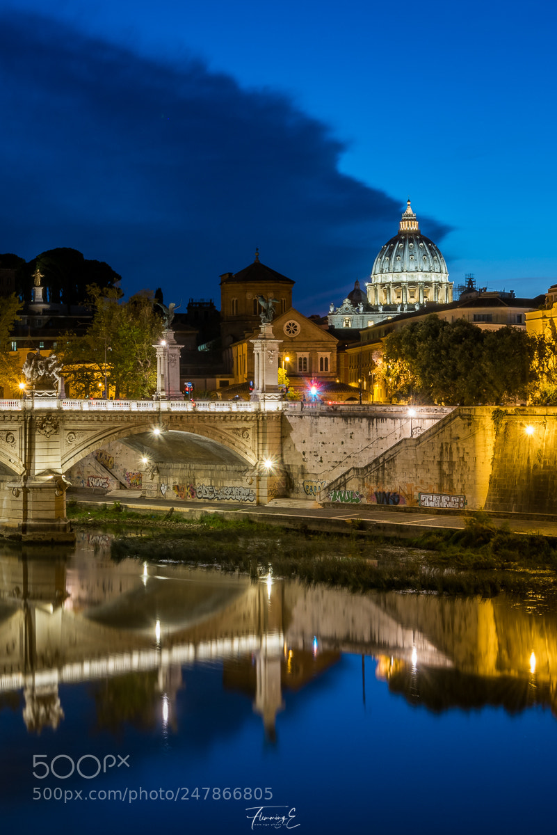 Nikon D810 sample photo. Rome by night photography