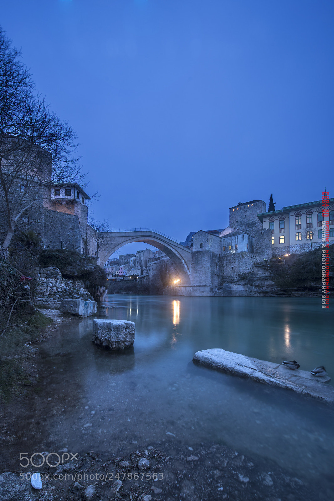 Nikon D810 sample photo. The ancient bridge in photography