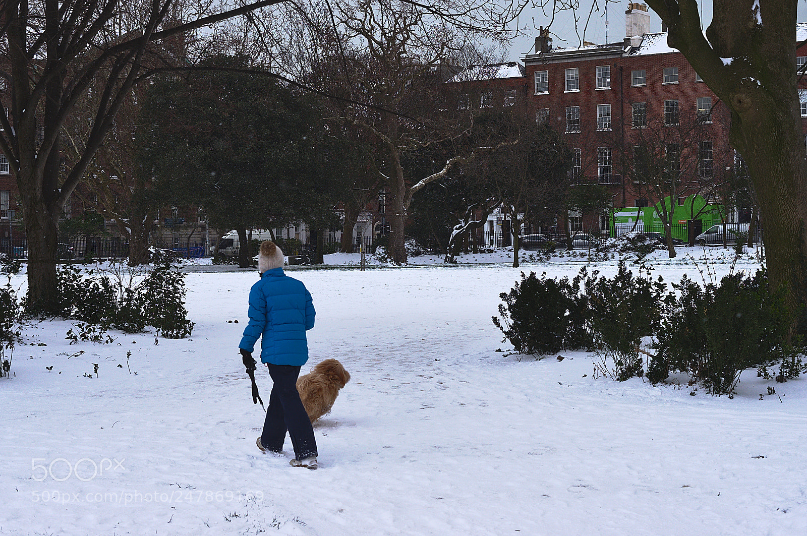 Pentax K-r sample photo. Snow day photography