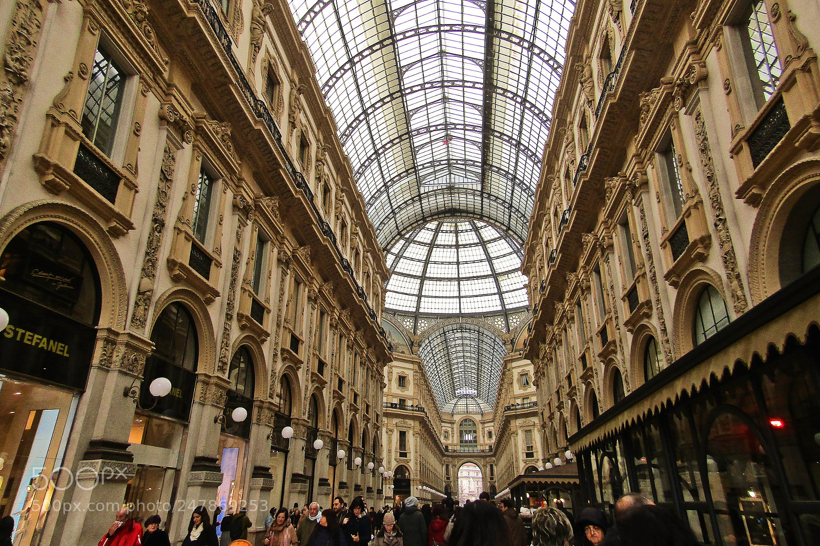 Canon PowerShot SX410 IS sample photo. Galleria vittorio emanuele ii photography