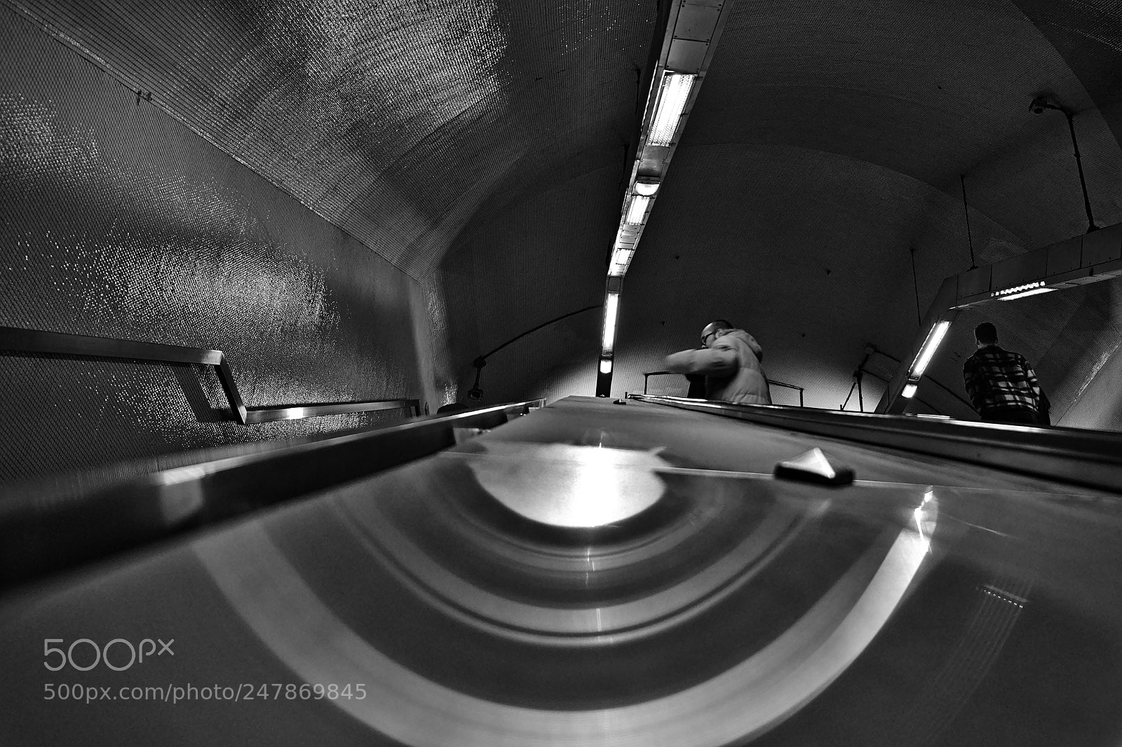 Fujifilm X-T2 sample photo. Metro stairway photography