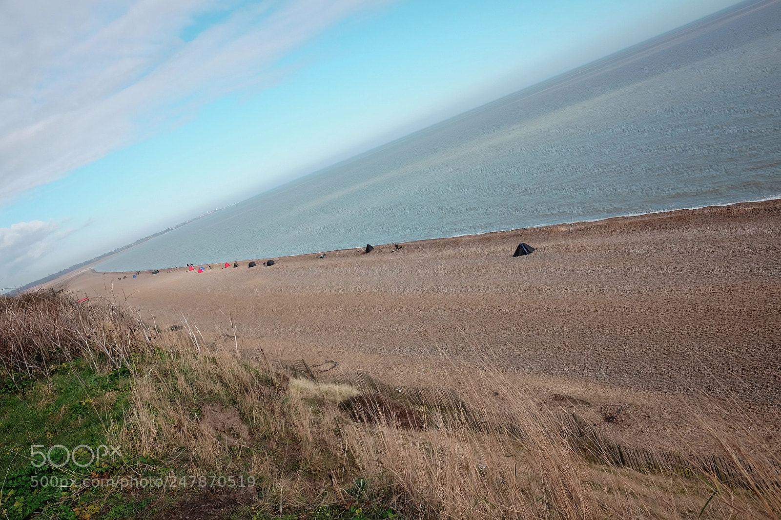 Fujifilm X70 sample photo. Fishing on the beach photography