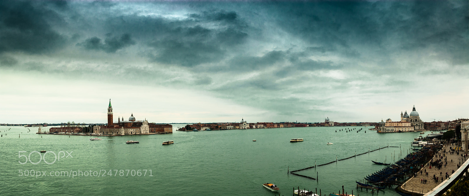 Nikon D200 sample photo. Panorama de venise photography