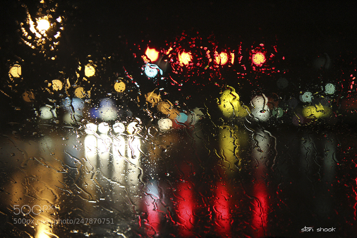 Canon EOS 7D sample photo. Wet windscreen photography