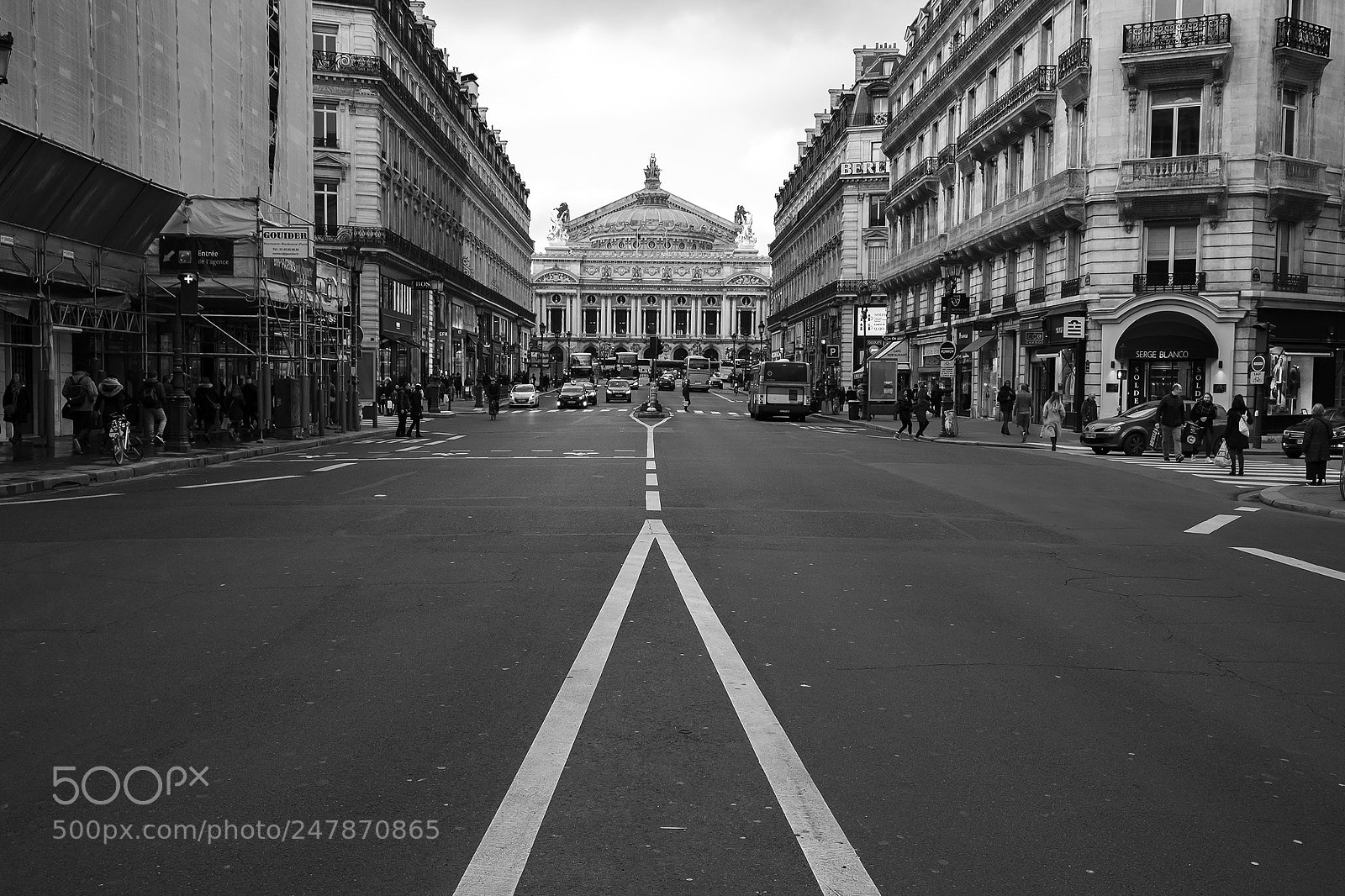 Fujifilm X-E1 sample photo. Avenue de l'opéra photography