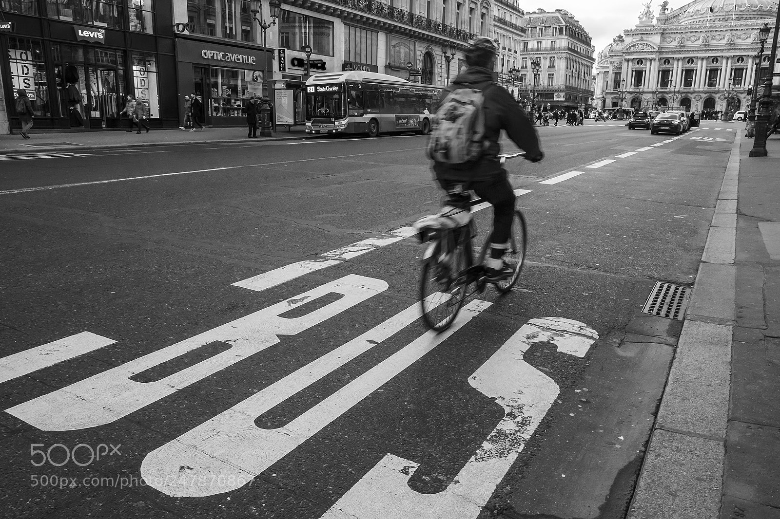 Fujifilm X-E1 sample photo. Avenue de l'opéra photography