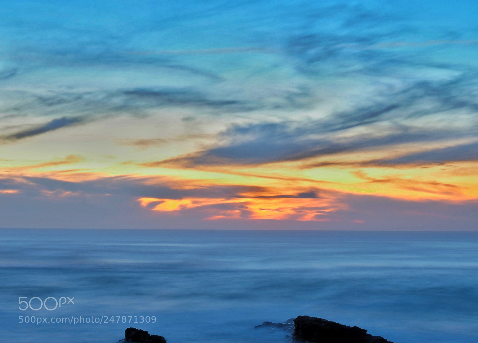 Olympus OM-D E-M10 sample photo. Anoitecer no guincho photography