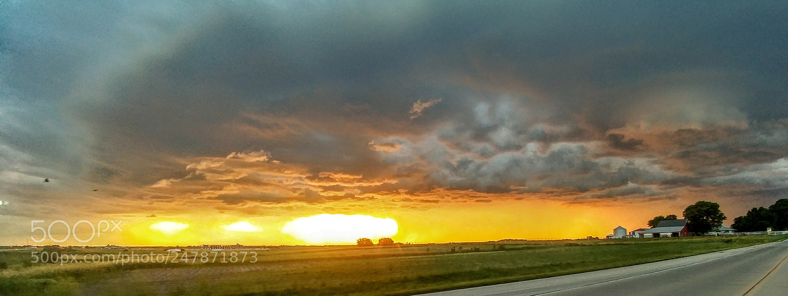 LG G5 sample photo. Stormy sunset photography