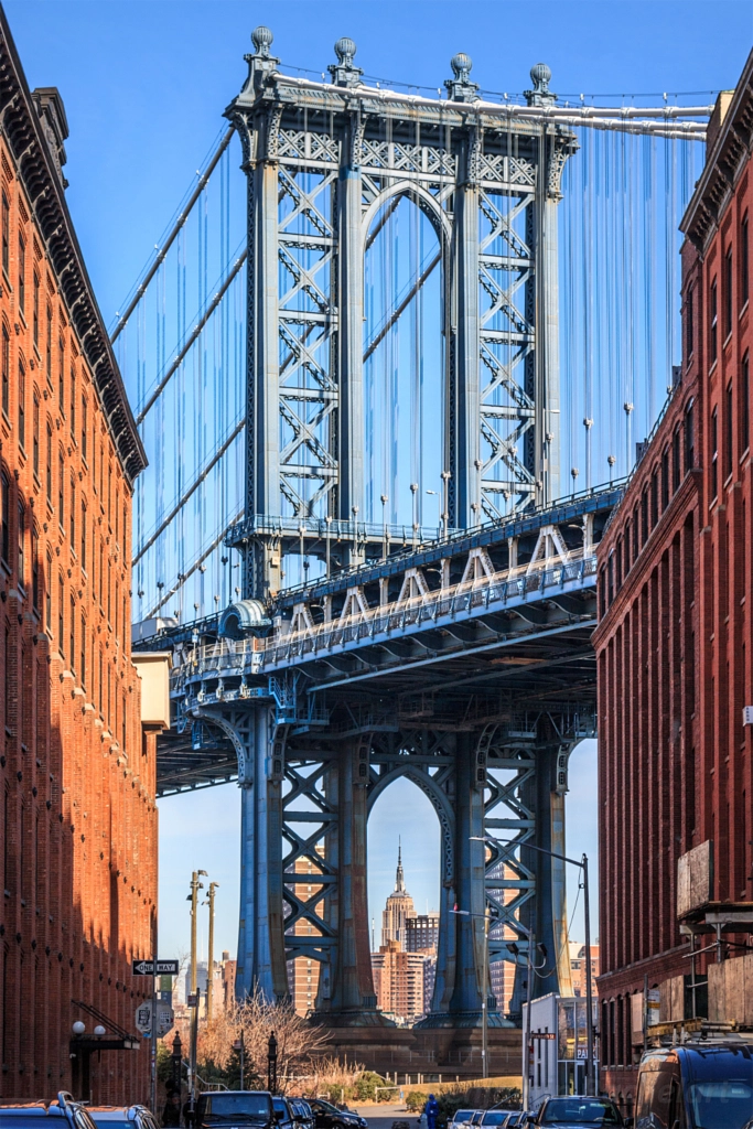 Manhattan Bridge from Dumbo / ESB in pic by Benjamin Bachelart on 500px.com