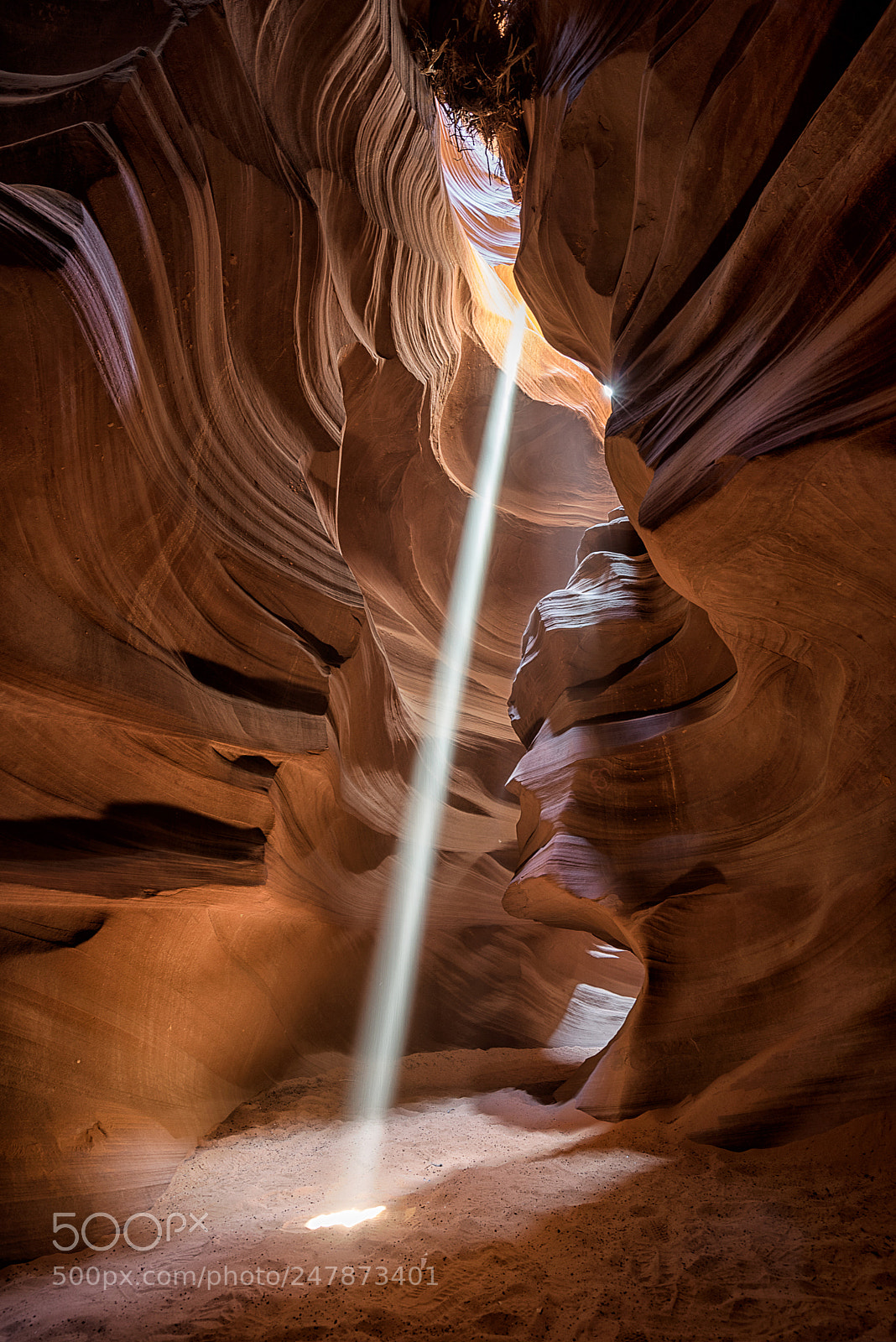 Sony a7R sample photo. Antelope canyon sunray photography