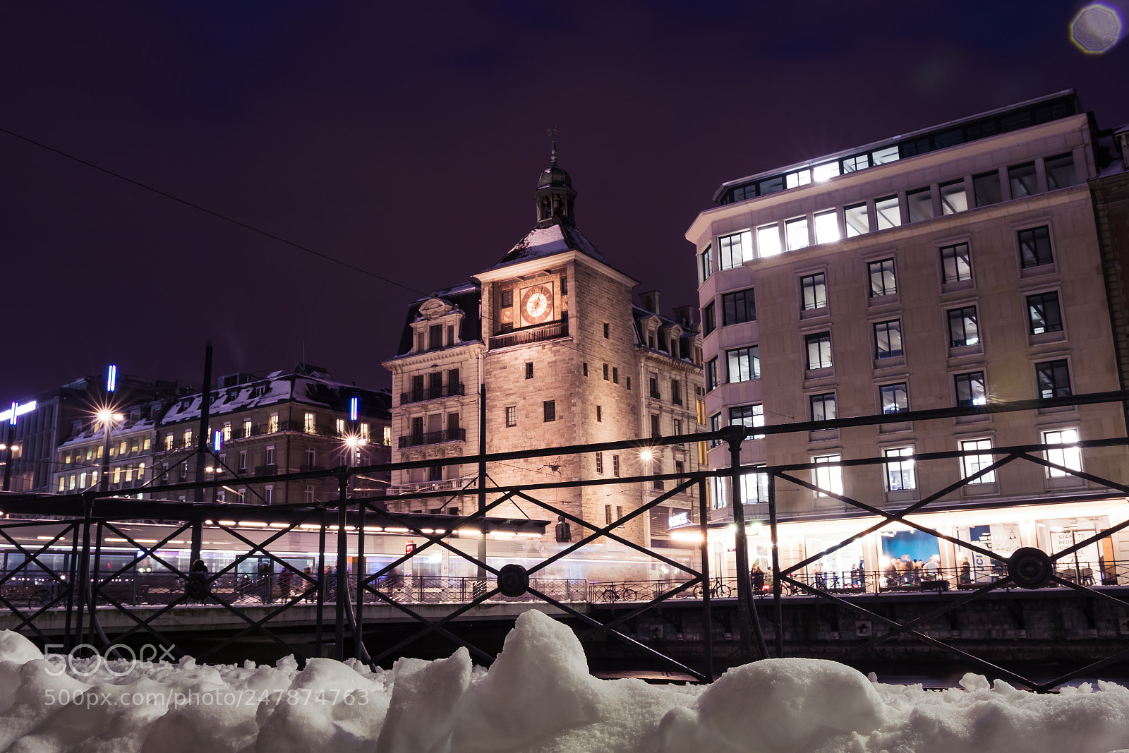 Canon EOS 7D Mark II sample photo. Snow in geneva photography