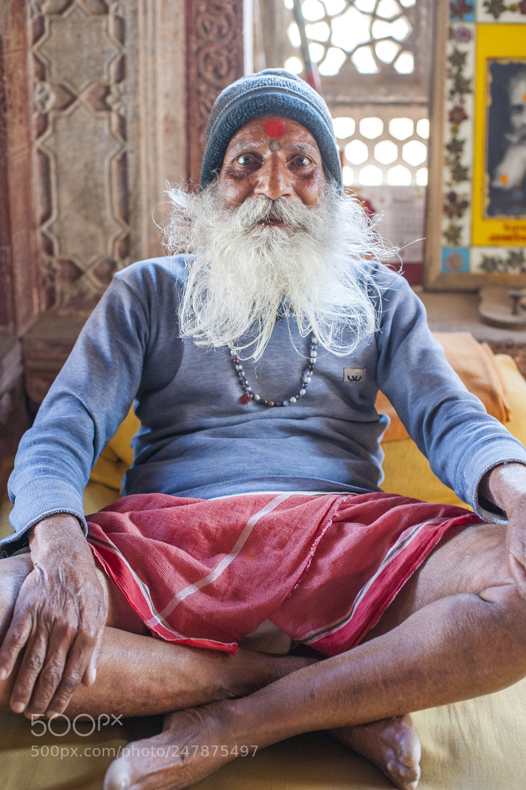 Nikon D700 sample photo. Indian saint photography