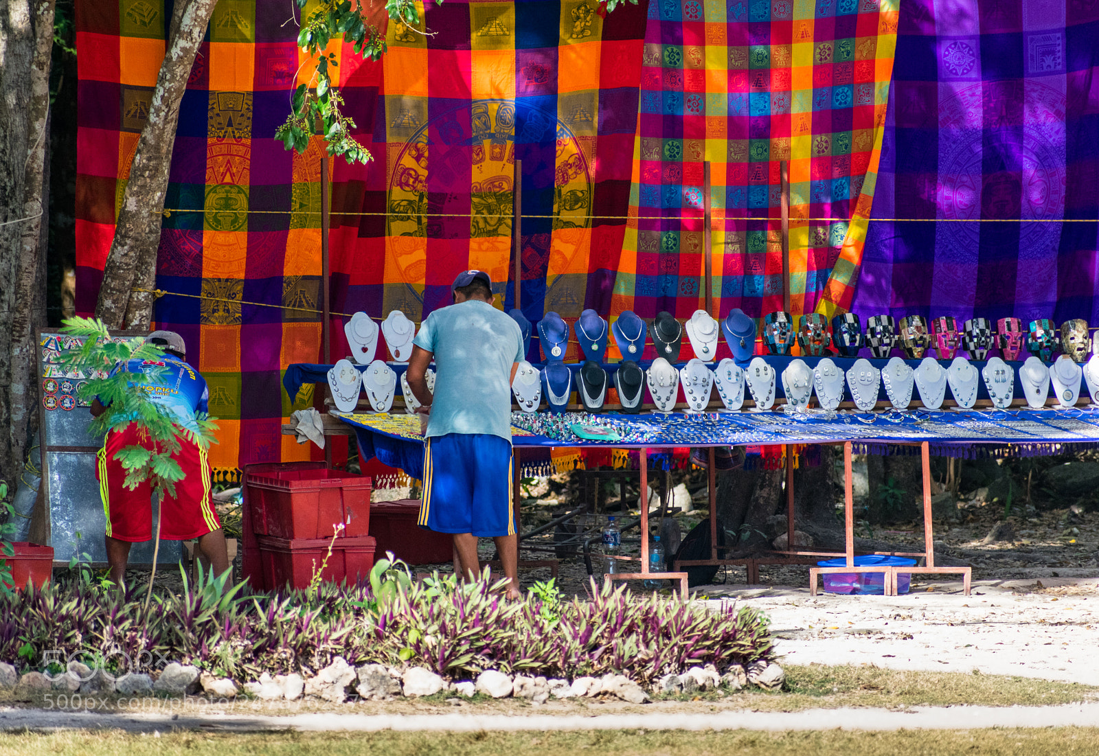 Nikon D3400 sample photo. Chichen itza artisans 1 photography
