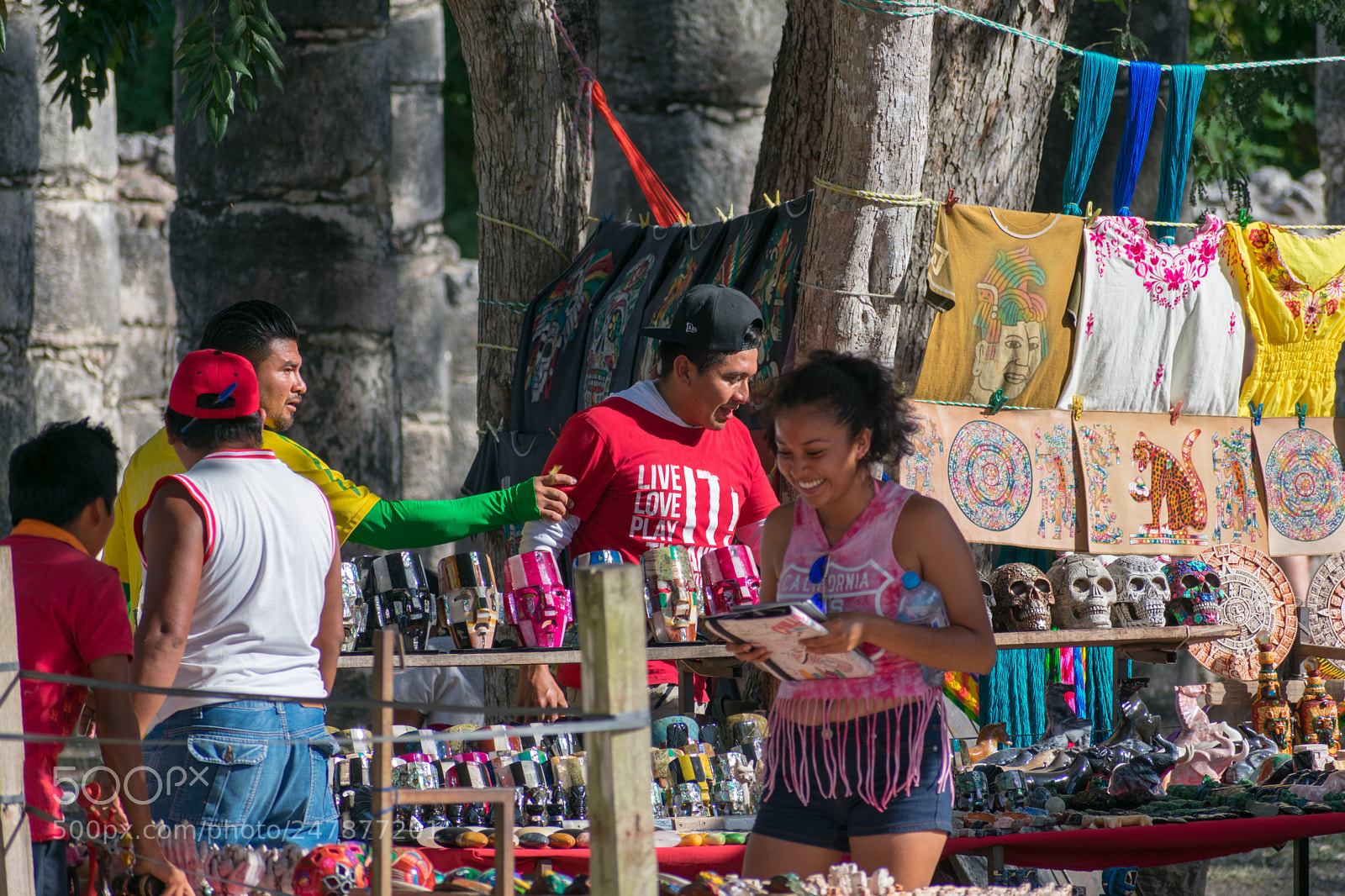 Nikon D3400 sample photo. Chichen itza artisans 4 photography