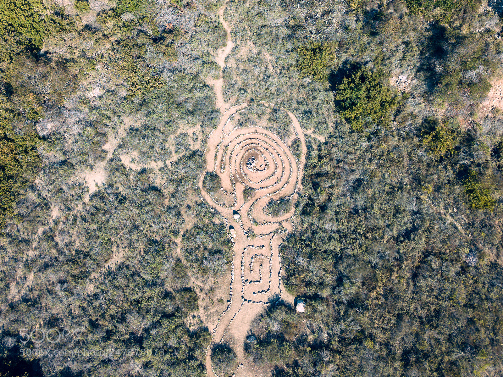 DJI FC220 sample photo. Levitate over labyrinth photography