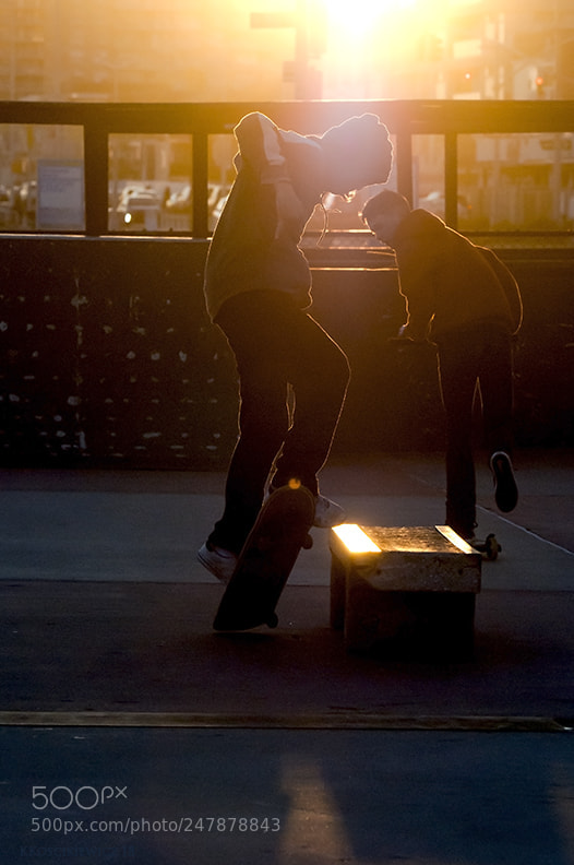 Nikon D300S sample photo. Skate park photography