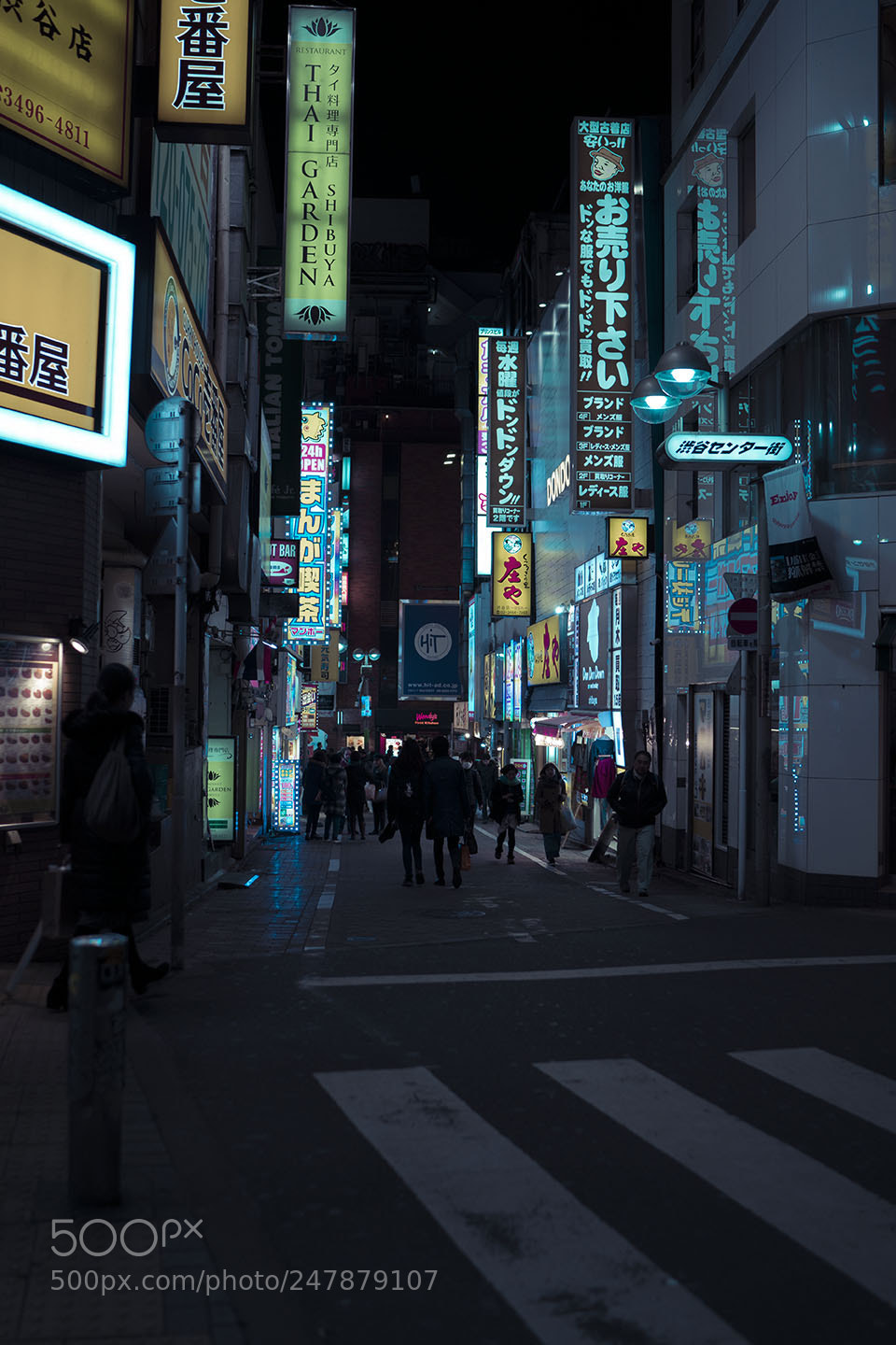 Sony a7 II sample photo. Night in japan photography