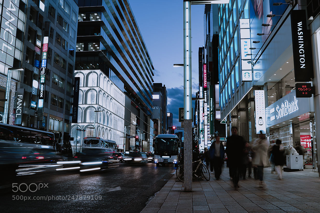 Sony a7 II sample photo. Night in japan photography