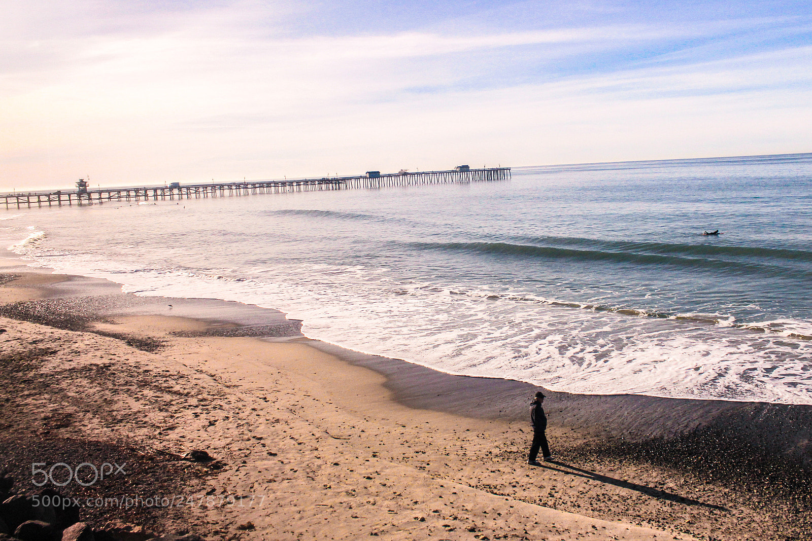 Canon EOS 600D (Rebel EOS T3i / EOS Kiss X5) sample photo. San clemente pier photography