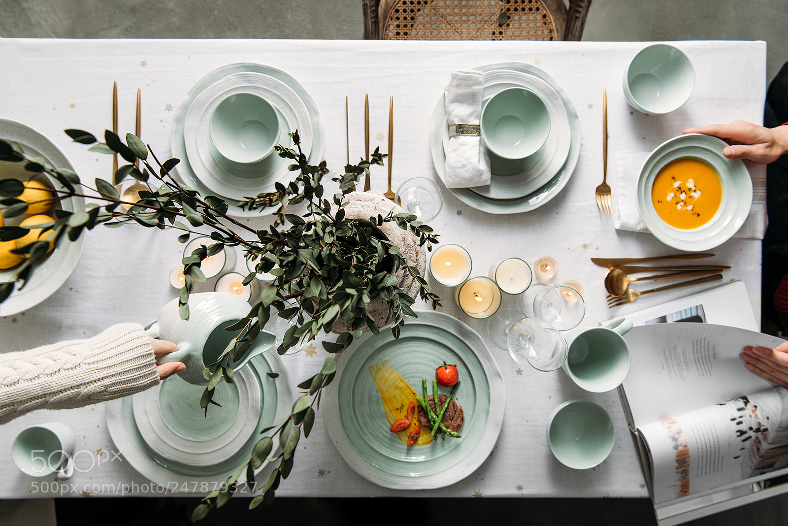 Nikon D810 sample photo. Table photography