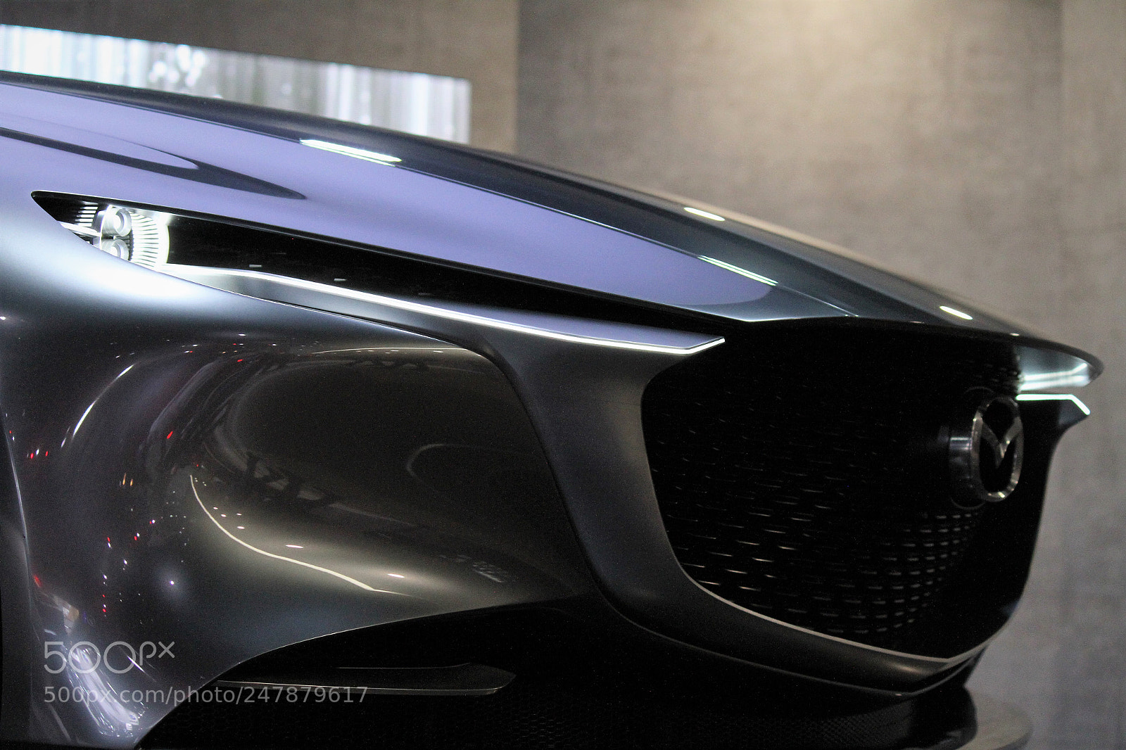 Canon EOS 7D sample photo. Mazda vision coupe concept photography
