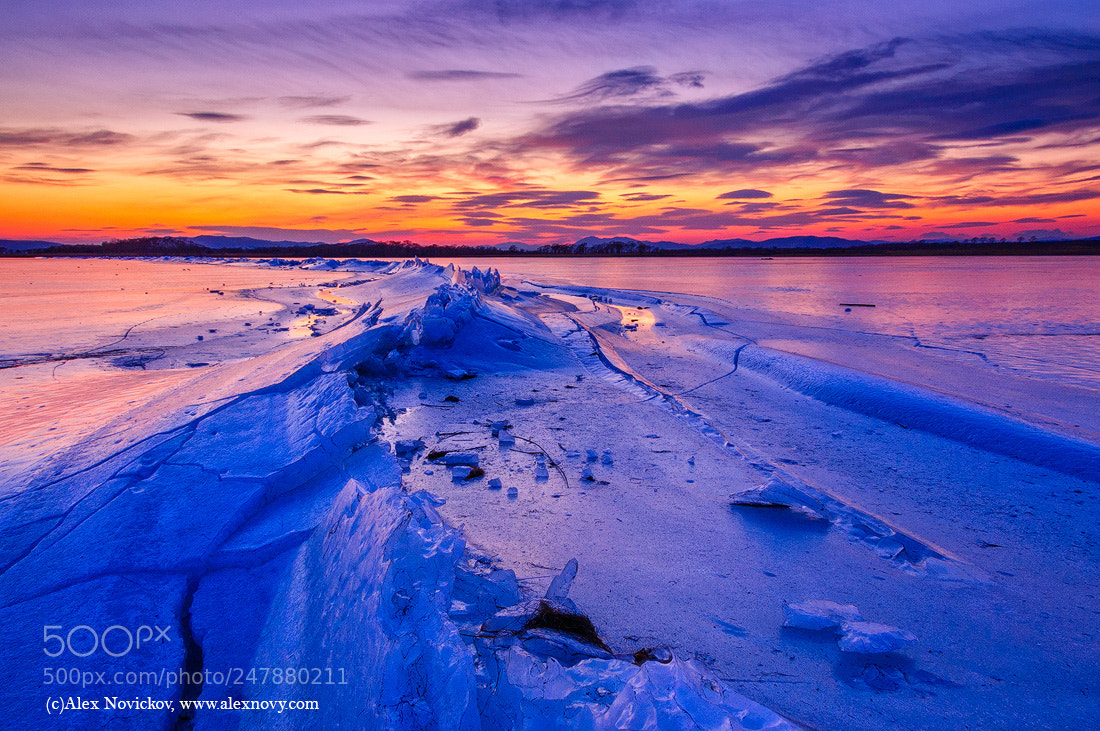 Nikon D50 sample photo. Ice and fire photography