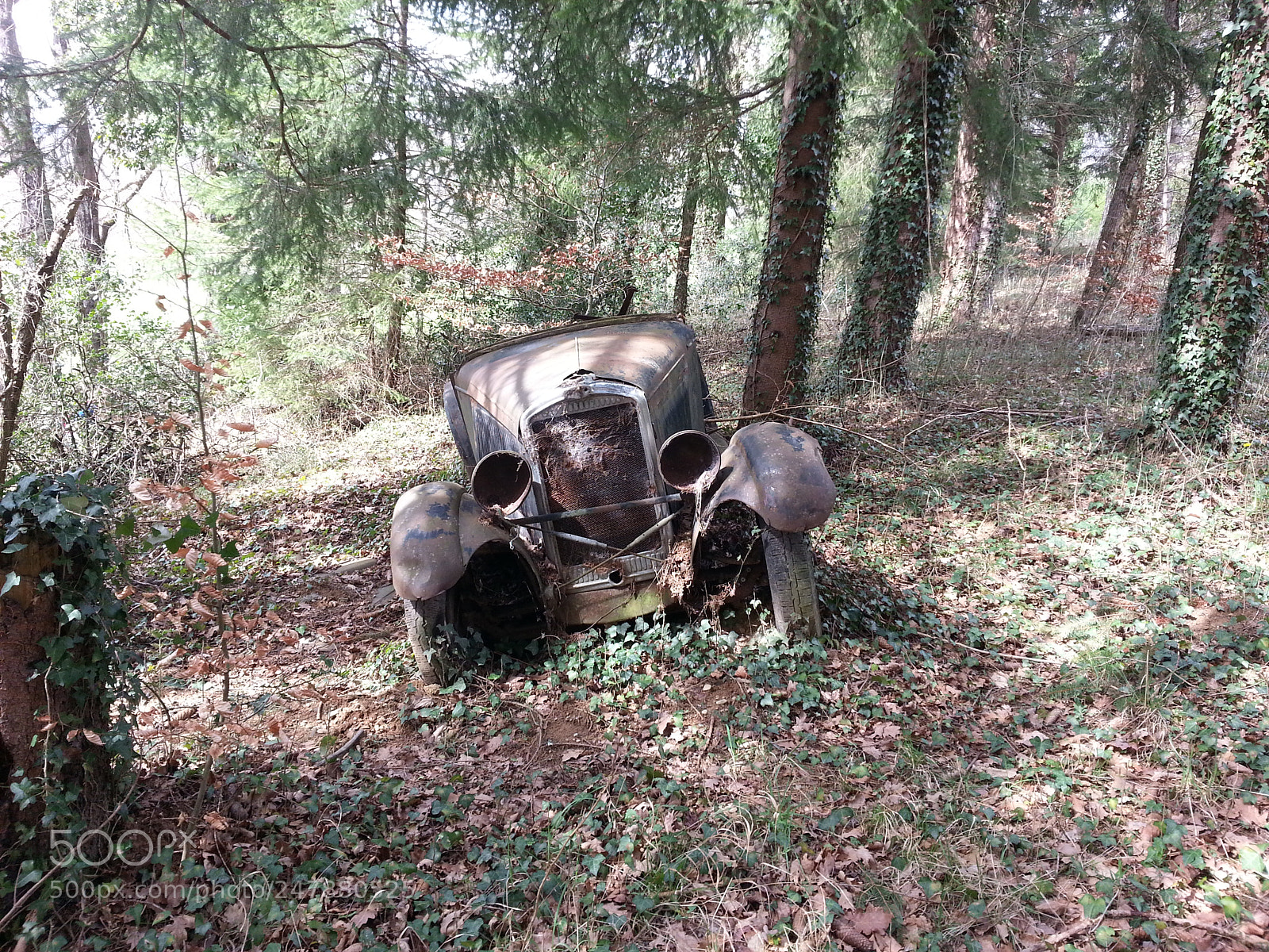 Samsung Galaxy Note2 sample photo. Vieille voiture des bois photography