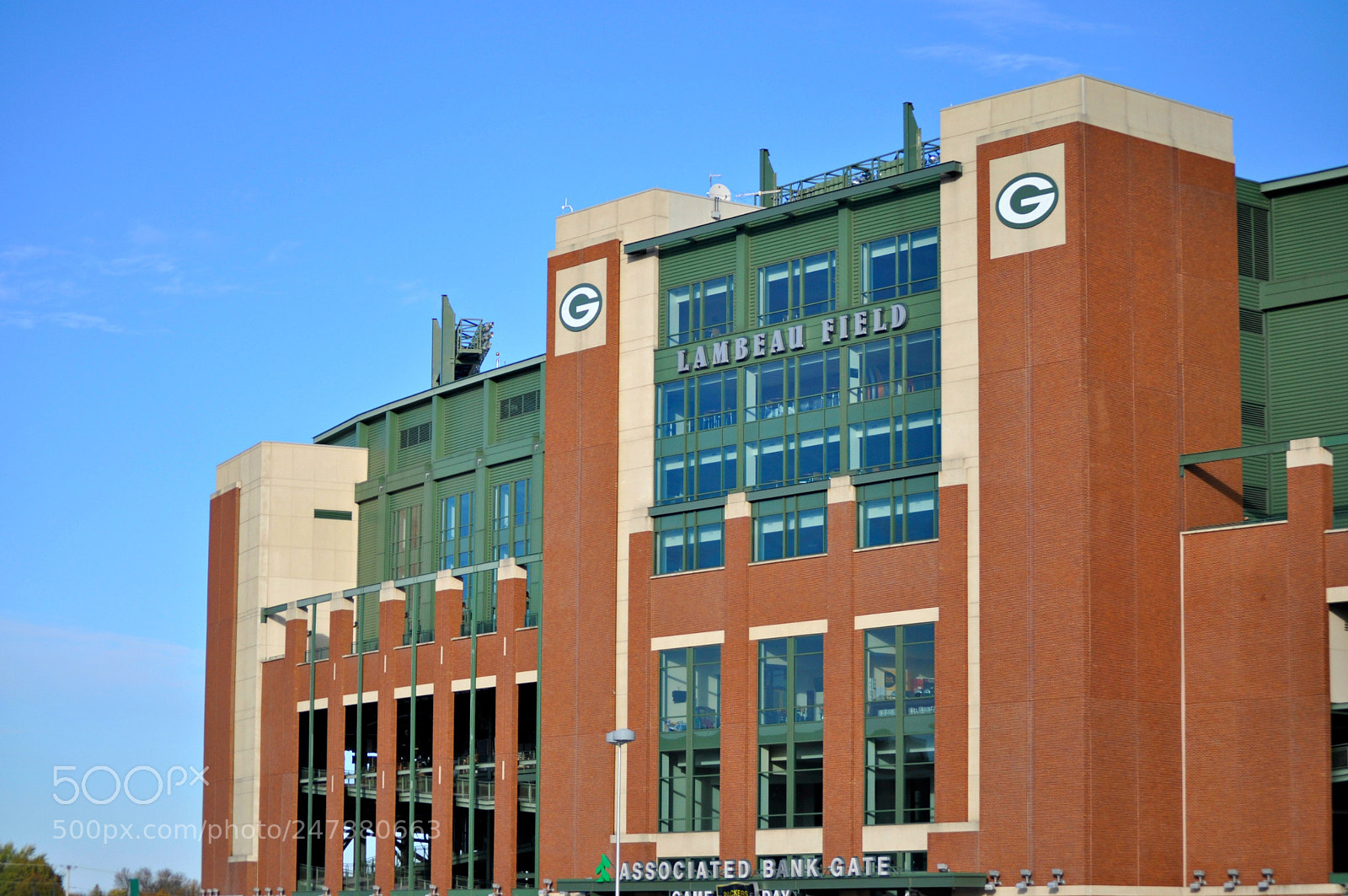 Nikon D5000 sample photo. Lambeau field photography
