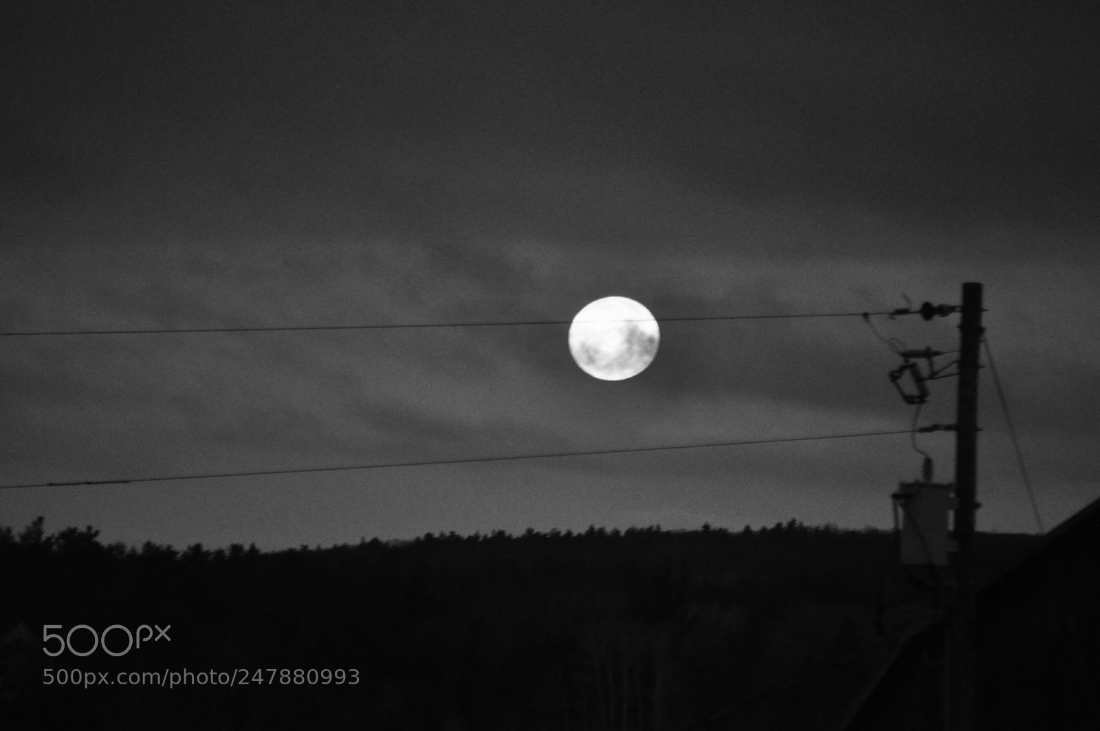 Nikon D5000 sample photo. Setting moon! photography