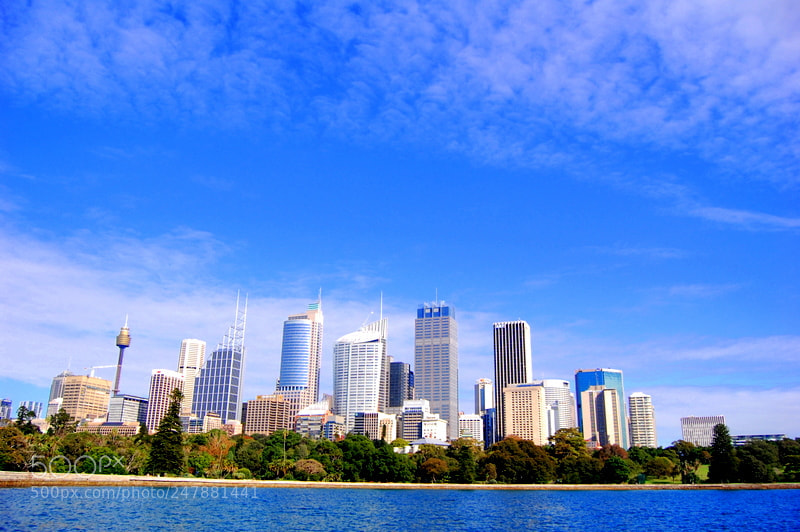 Nikon D40 sample photo. Sydney city landscape photography