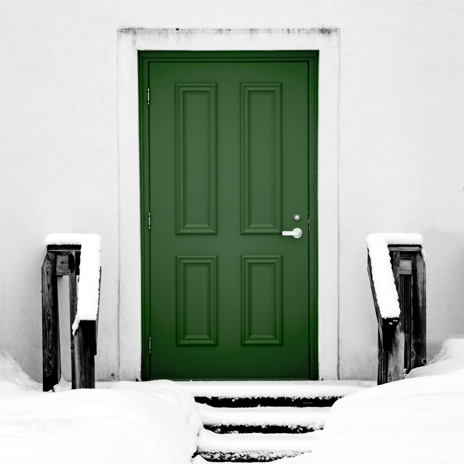 Pentax K-3 II sample photo. Green door photography