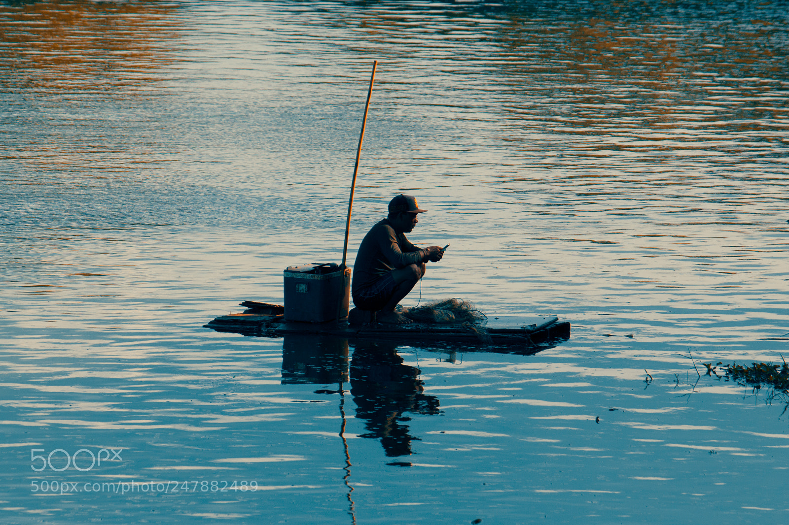 Canon EOS 60D sample photo. (the riverside fisherman) photography