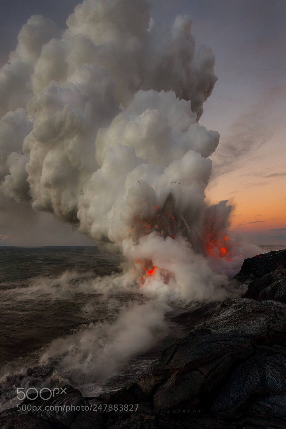 Canon EOS-1Ds Mark III sample photo. Calm lava explosions photography