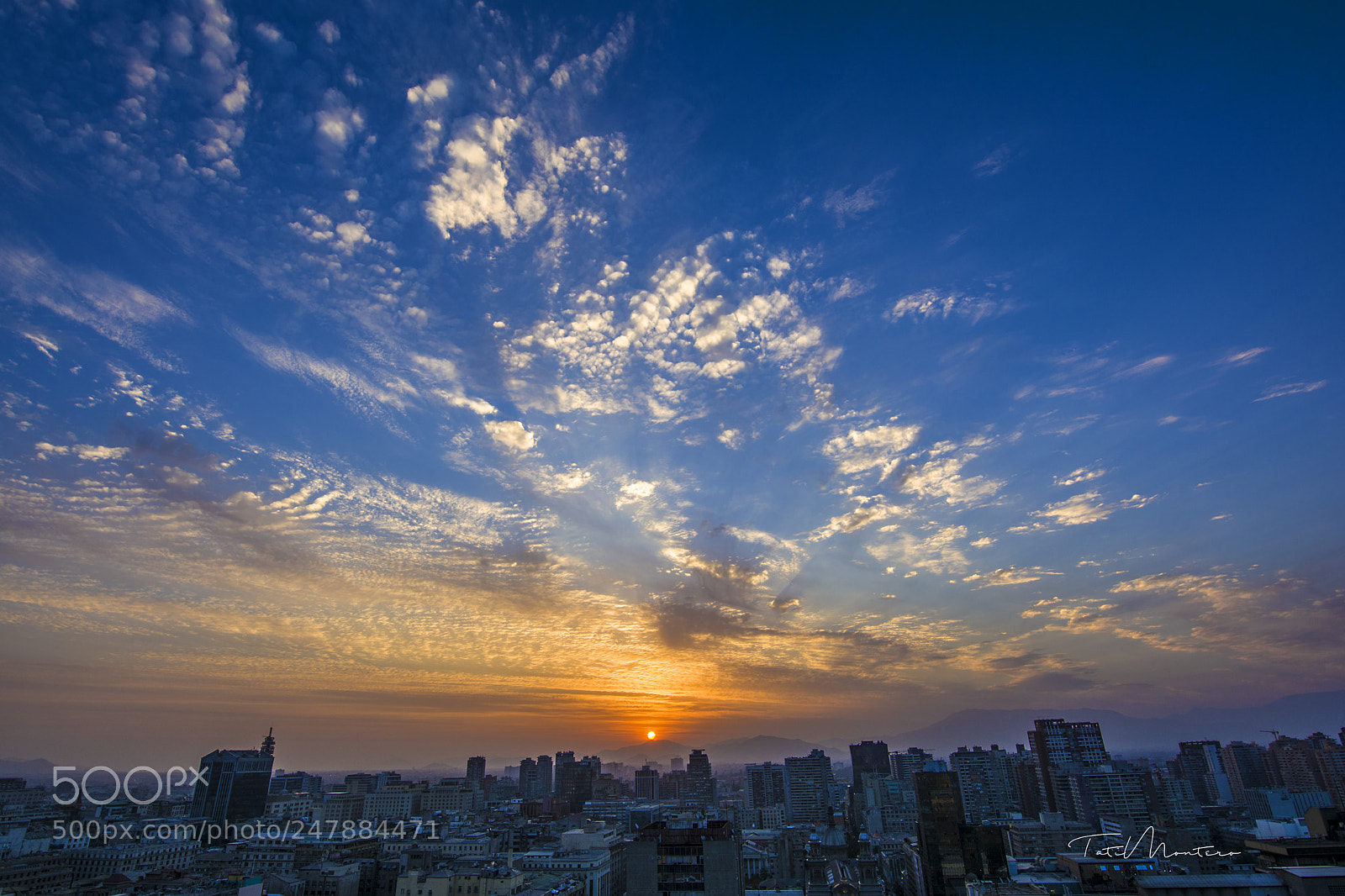 Nikon D7100 sample photo. Atardecer, santiago de chile photography
