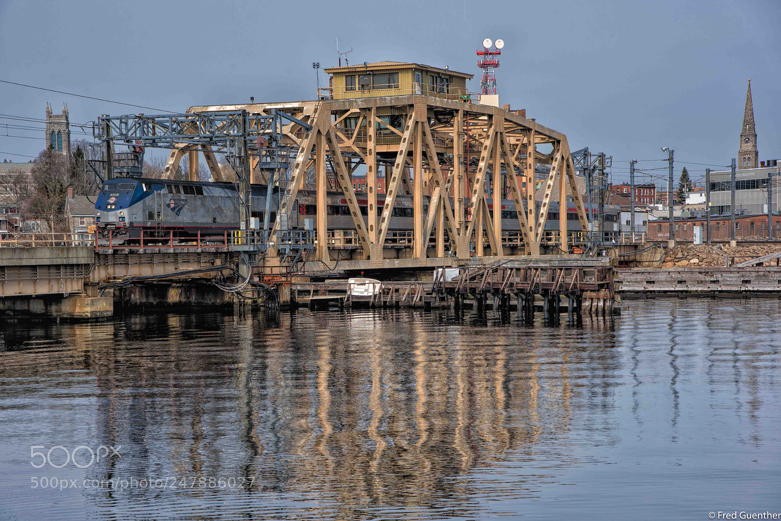 Nikon D810 sample photo. Sle train crosses shaws photography
