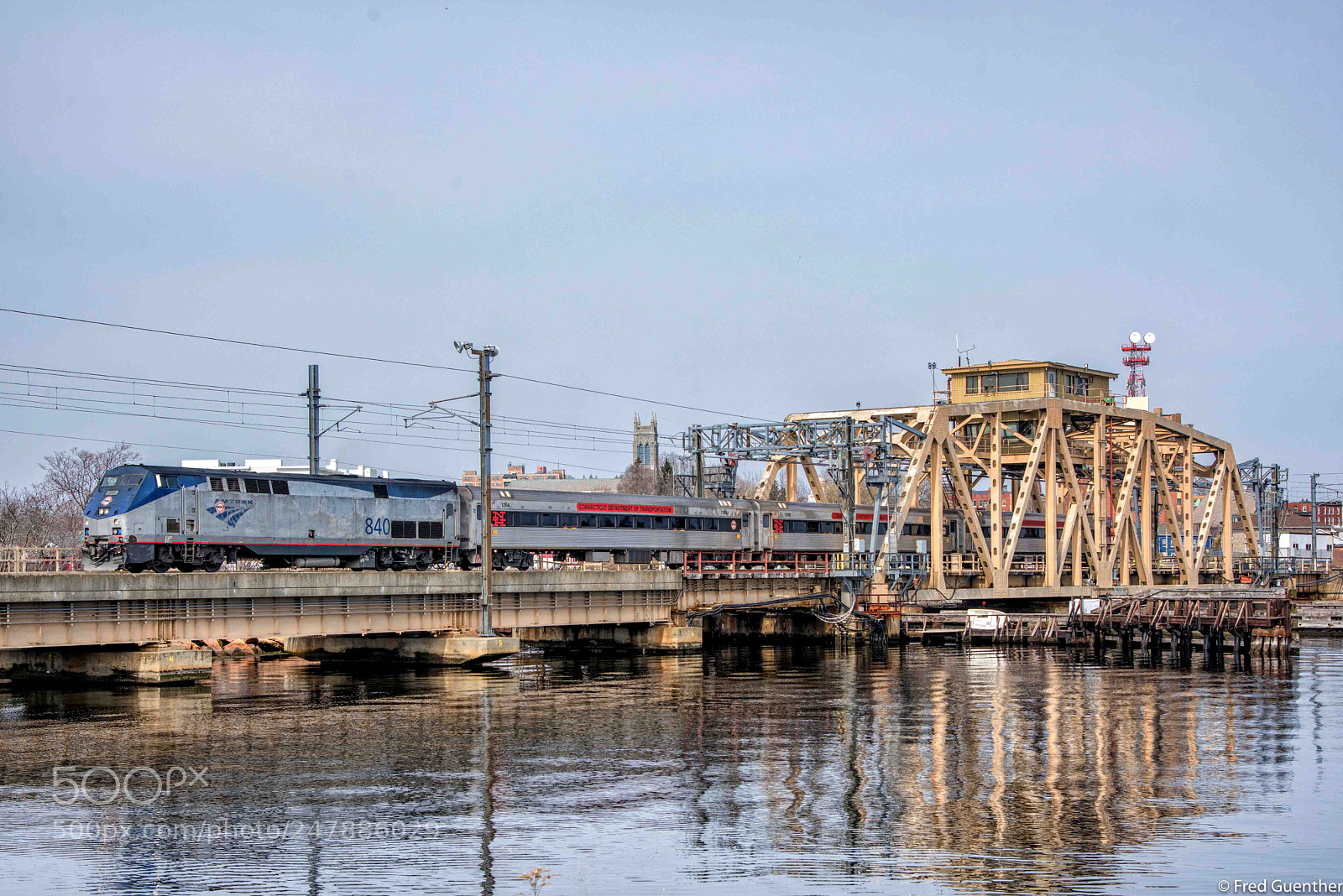 Nikon D810 sample photo. Sle train crosses shaws photography