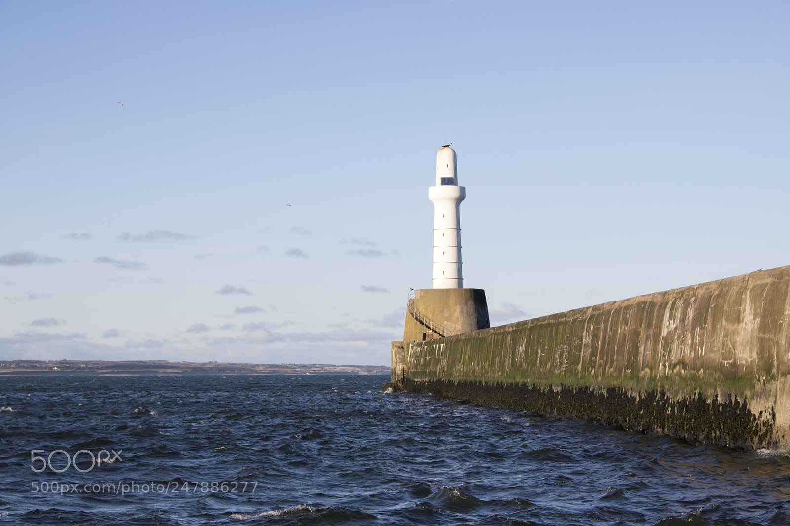 Canon EOS 750D (EOS Rebel T6i / EOS Kiss X8i) sample photo. Aberdeen lighthouse in front photography