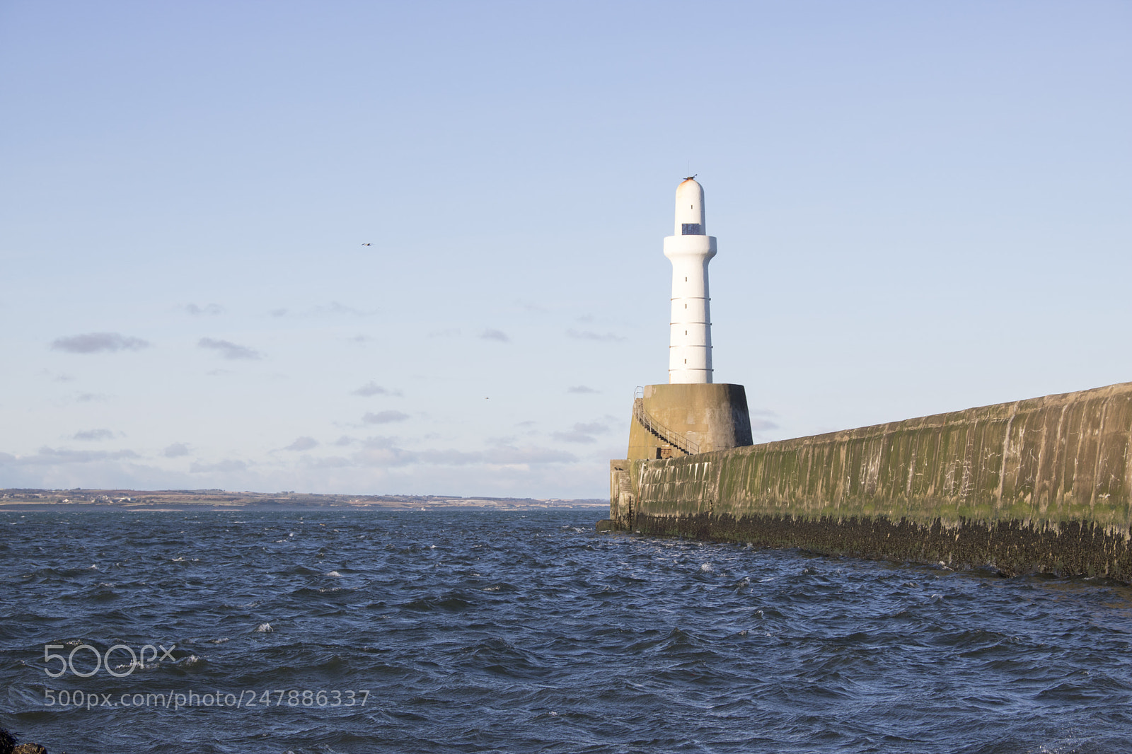 Canon EOS 750D (EOS Rebel T6i / EOS Kiss X8i) sample photo. Aberdeen lighthouse in front photography