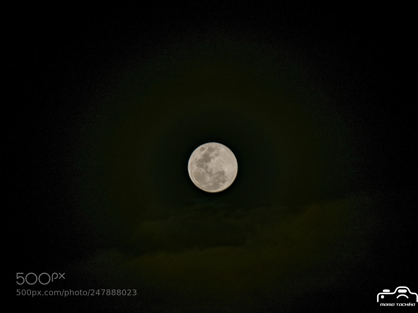 Nikon D3300 sample photo. Luna llena / full moon photography