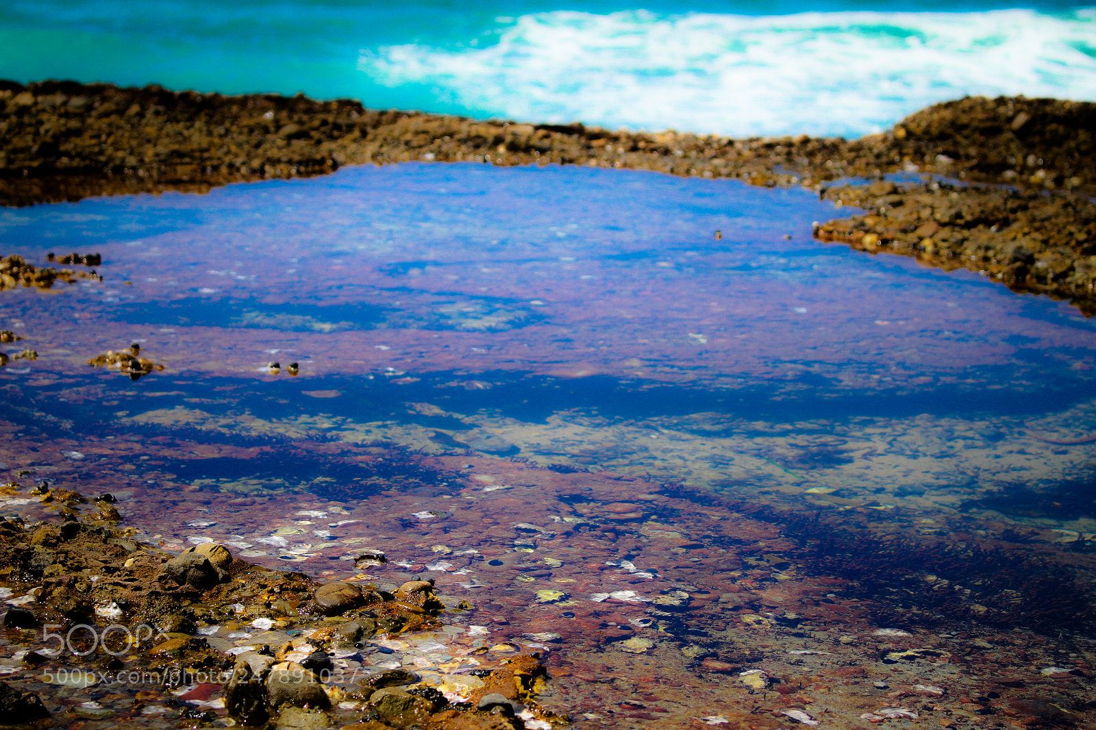 Canon EOS 7D sample photo. Reflecting rock pool photography