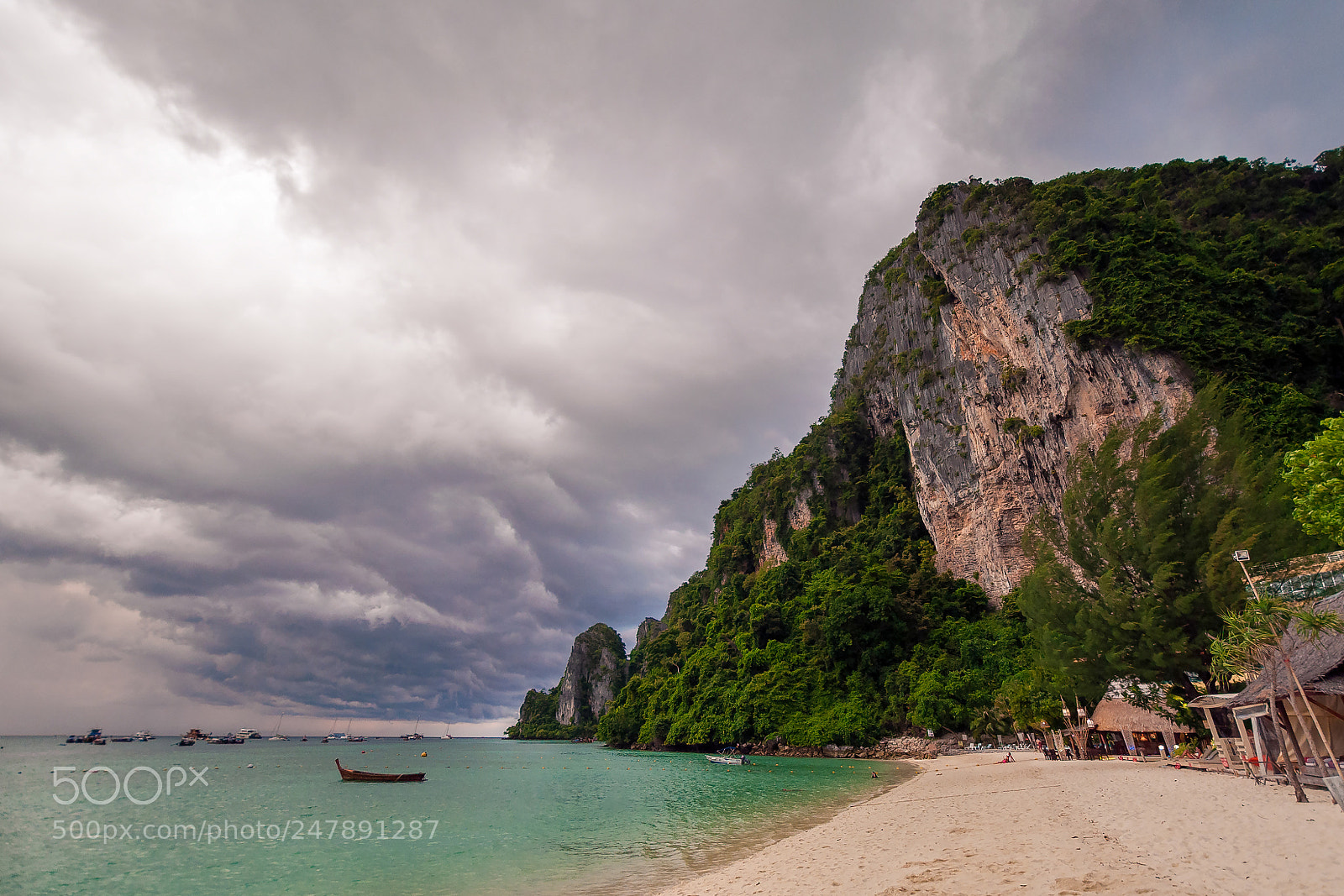 Nikon D5000 sample photo. Impressive sky koh phi photography